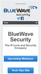 Mobile Screenshot of bluewavesecurity.com